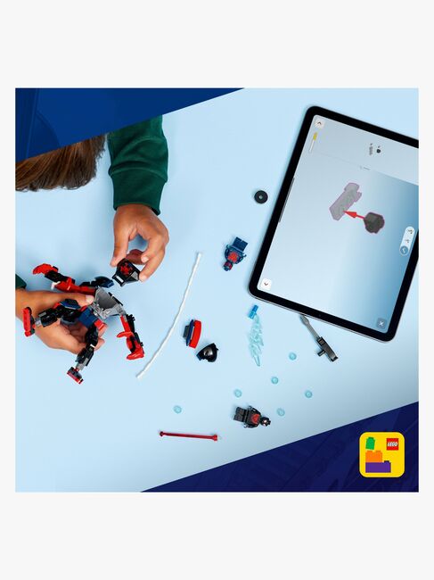 LEGO Super Heroes 76337 Miles Morales Mech vs. Spider-Man 2099