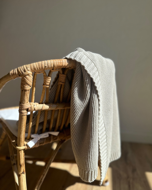 Vanilla Copenhagen Decke, Oyster Grey