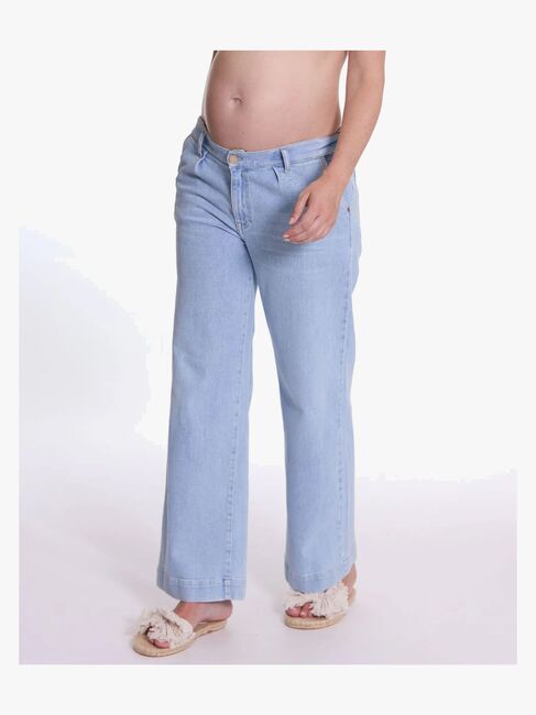Cache Coeur KELLY Umstandsjeans, Light Blue