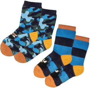 Mumin Stinky Socken 2er-Pack, Blue