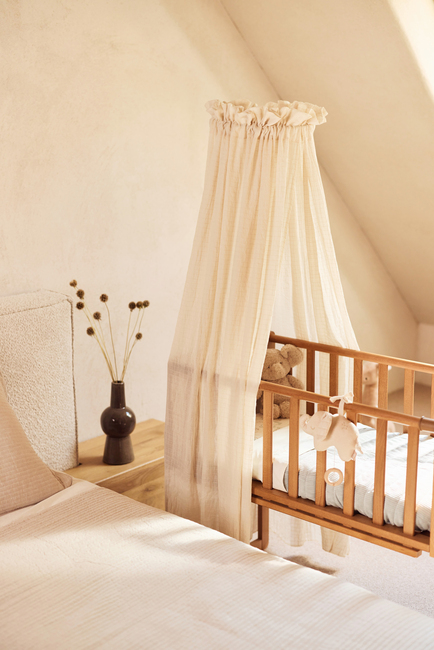 Jollein Betthimmel-Stativ mit Befestigung, Weiß