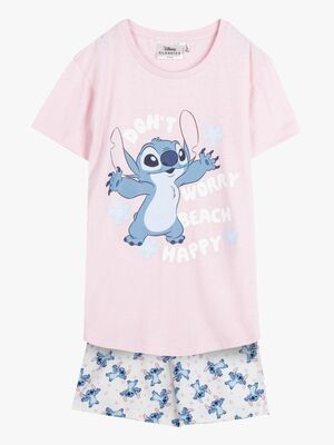 Disney Stitch Pyjama, Hellrosa