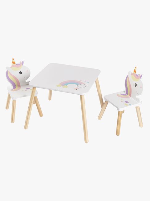 Cloudberry Castle Tisch und Stühle Einhorn