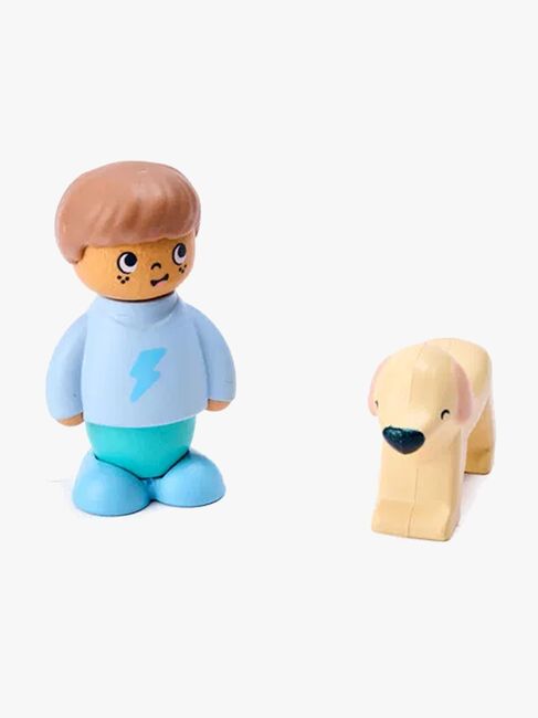 Hape Geschichtenbuch mit Spielset The Dog's New Friend