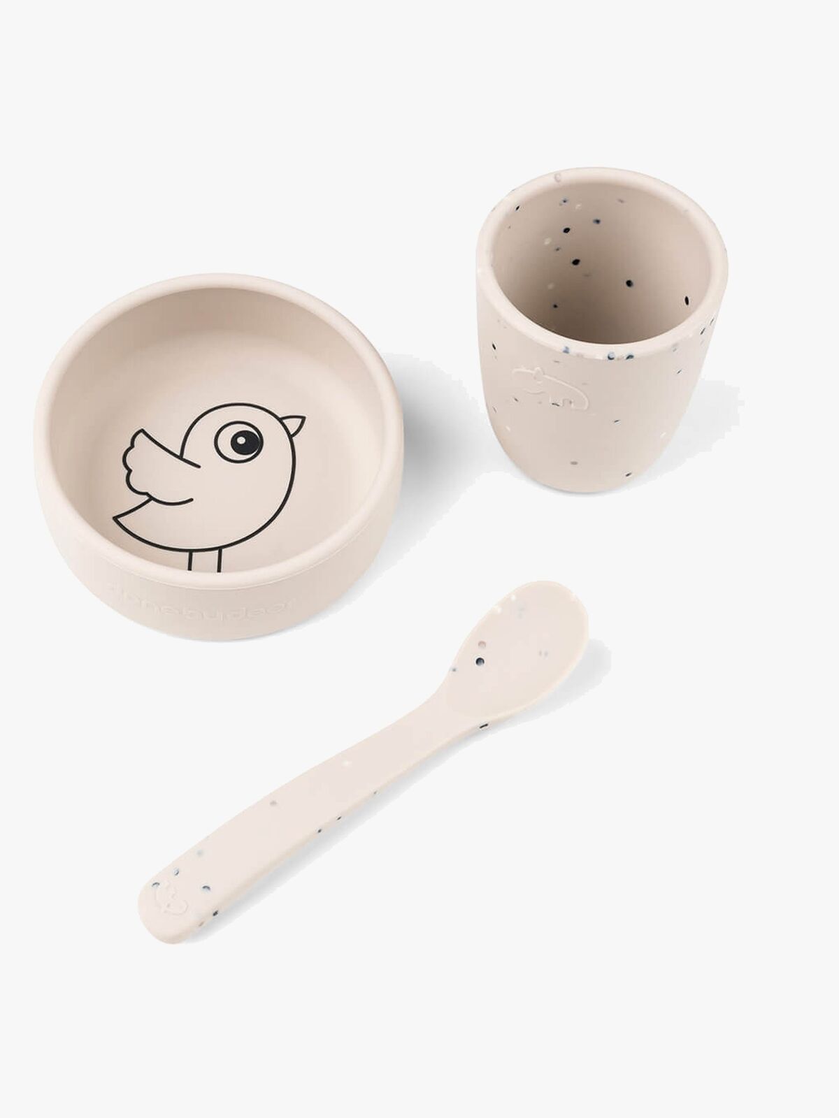Done By Deer Silikon Geschirr-Set, Sand