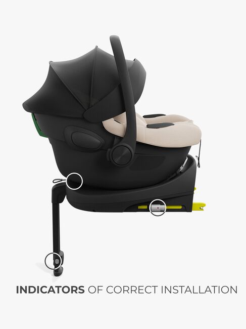 Kinderkraft I-LITE Babyschale inkl. ENDURA SAFE FX Basis, Beige