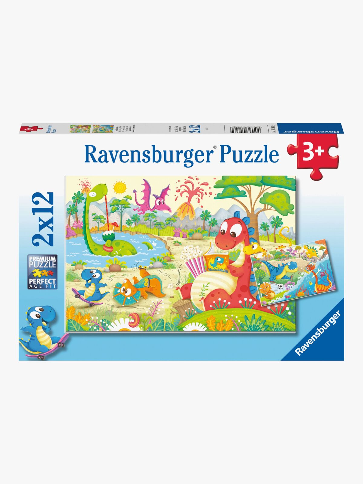 Ravensburger Puzzle Dinosaurier 2x12 Teile