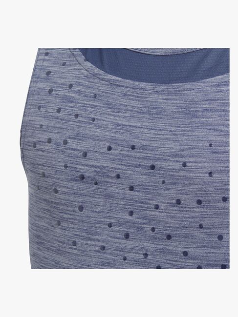 Adidas Girls Dotty Tank Trainingstop, Nobel Indigo