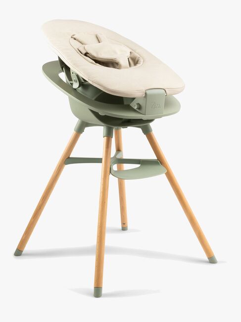 Ziza Babywippe inkl. Adapter für Hochstuhl, Olive
