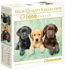 Clementoni Puzzle Drei Labradore, 1000 Teile