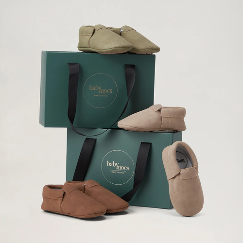 BabyMocs Casual Mocs Hausschuhe, Brown