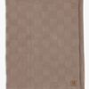 Jollein Decke 75x100 cm Box Knit/Velvet, Milky Coffee
