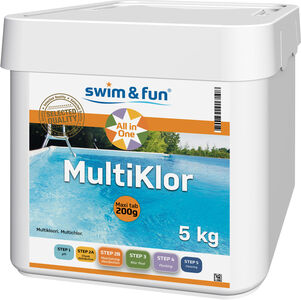 Swim & Fun Multichlor 25 St. x 200 Gramm