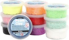 Foam Clay Gemischte Farben Glitzer
