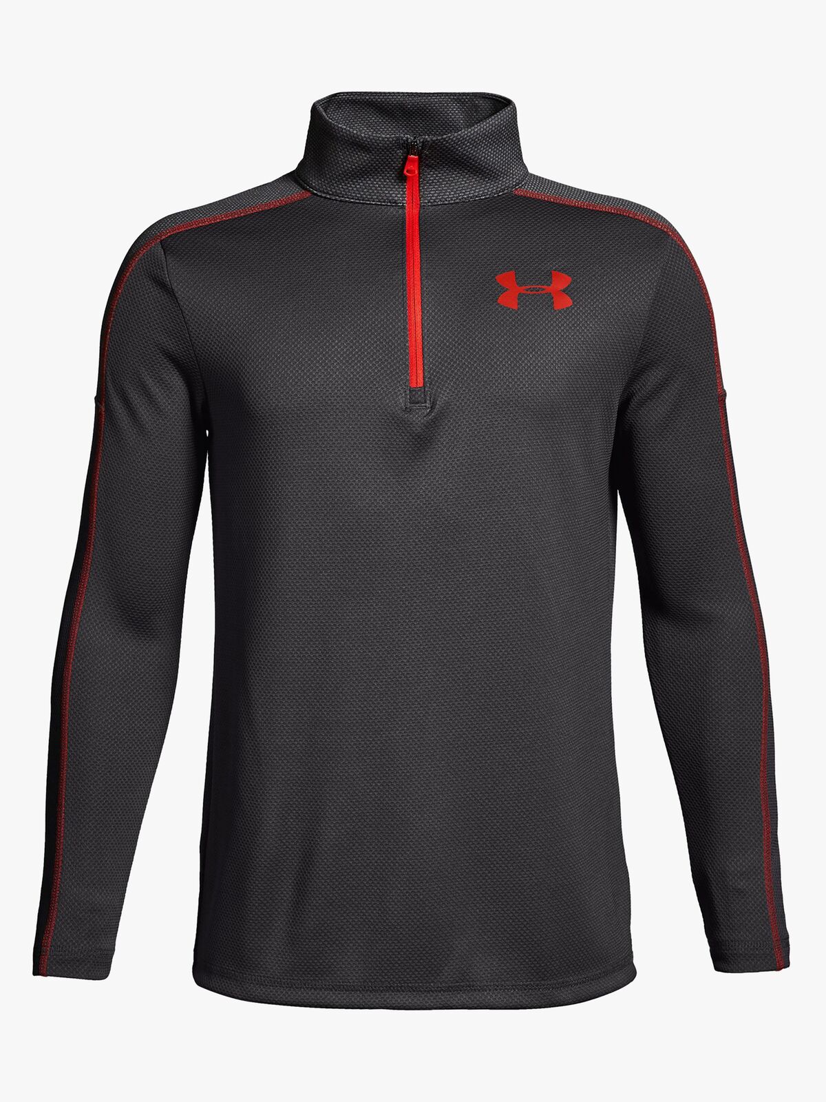 Under armour Tech 1/2 Zip Trainingsshirt, Charcoal Medium Heat