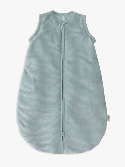 Jollein Schlafsack mit Abnehmbaren Ärmeln Rund 90 cm, Rib Sea Green