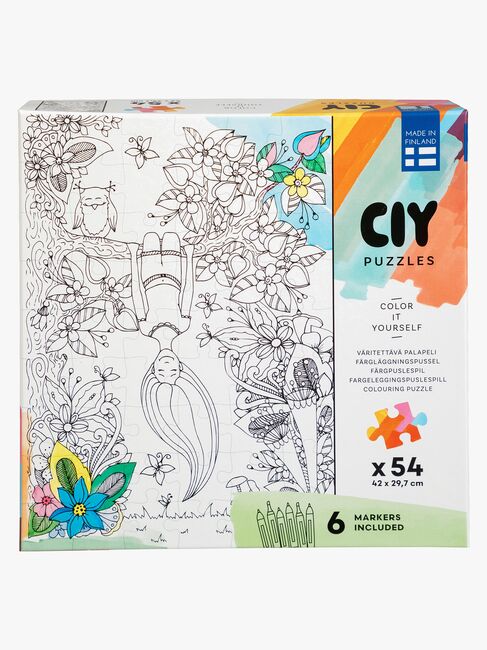 Peliko CIY Puzzle mit Filzstiften 54 Teile Gemischte Auswahl