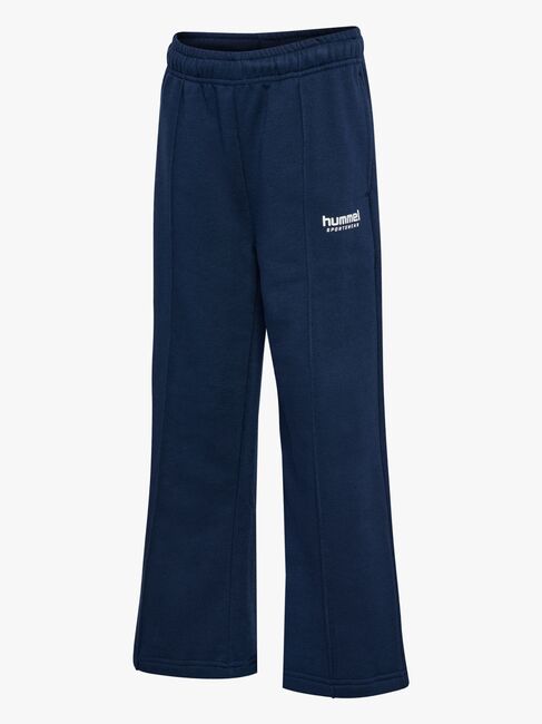 Hummel JR Wide Leg Pintug Jogginghose, Dress Blue