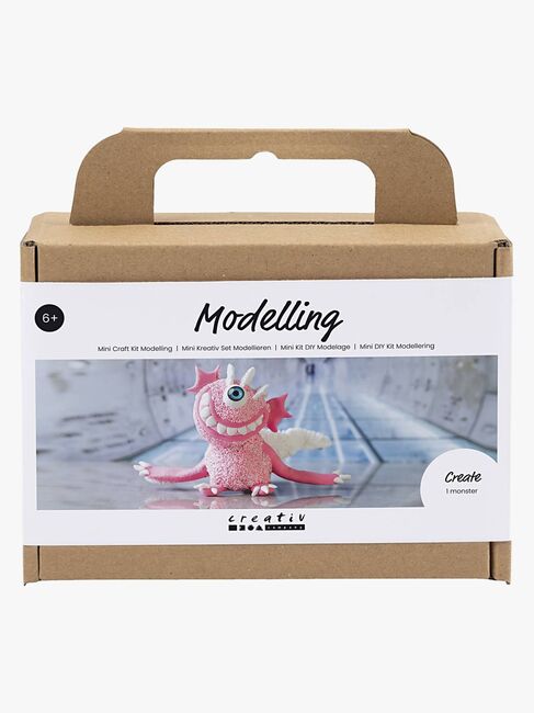 Creativ Company Bastelset Mini Modelliermasse Monster Sally