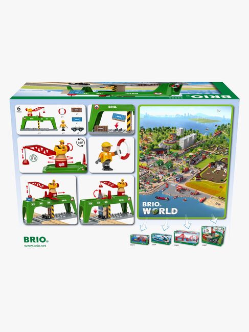 Brio BRIO 33996 Container Kran Eisenbahnzubehör