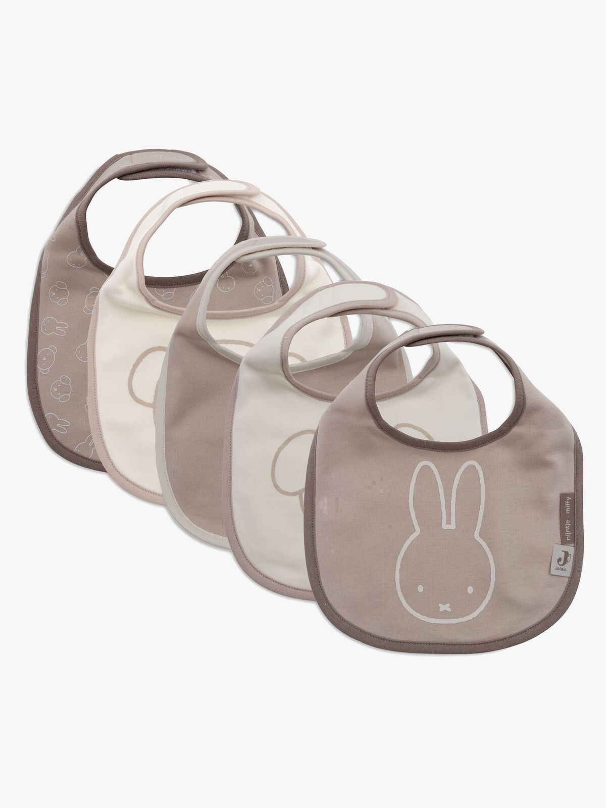 Jollein Lätzchen 5er-Pack, Miffy & Friends