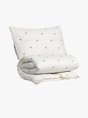 Alice & Fox NESSA Bettwäsche Babybett 100x130, Weiß