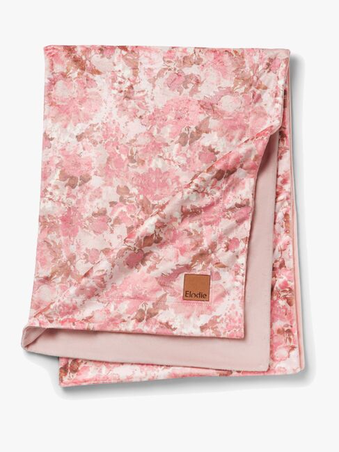 Elodie Pearl Velvet Decke, River Rose