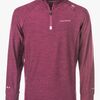 Endurance Lyle Melange Performance Shirt, Purple Potion