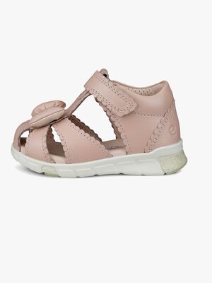 Ecco Mini Stride Sandalen, Rose Dust/Spray Metallic