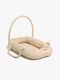 Alice & Fox ALBA Babynest mit Griffen, Beige Muslin