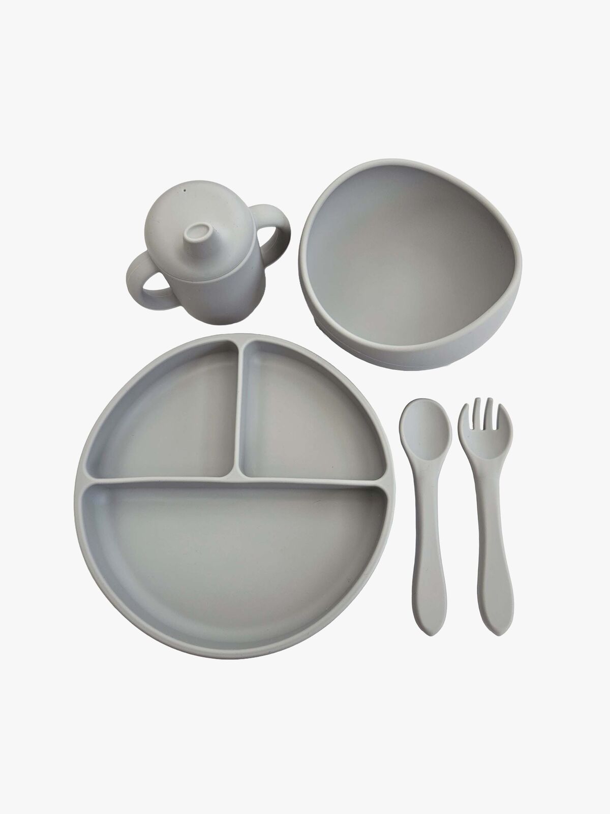 Summerville Geschirr-Set 5 Teile, Silver Grey