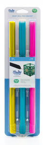 3Doodler Create+ PLA Tie Dye Stäbe 75er-Pack, Gelb/Blau/Pink