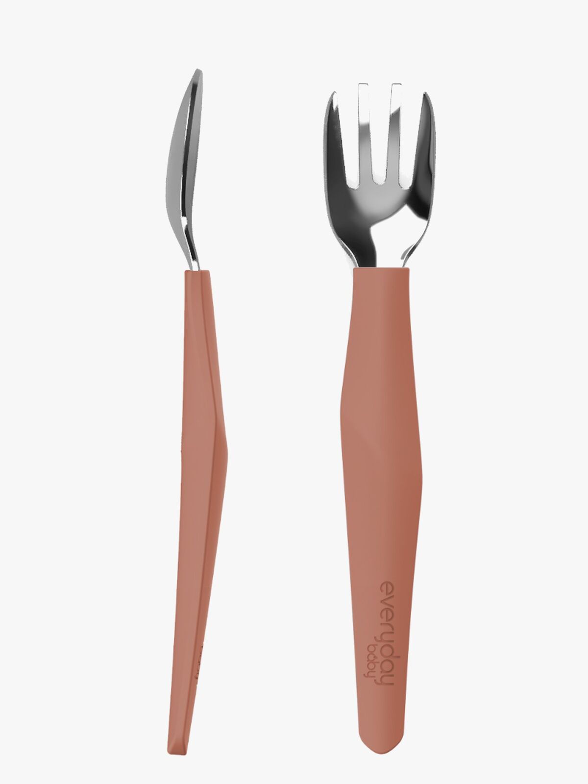 Everyday Baby Besteckset Silikon 2er-Pack, Rot