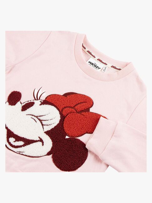 Disney Minnie Maus Pulli & Hose Set, Rot/Rosa