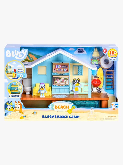 Bluey Strandhaus mit Figur