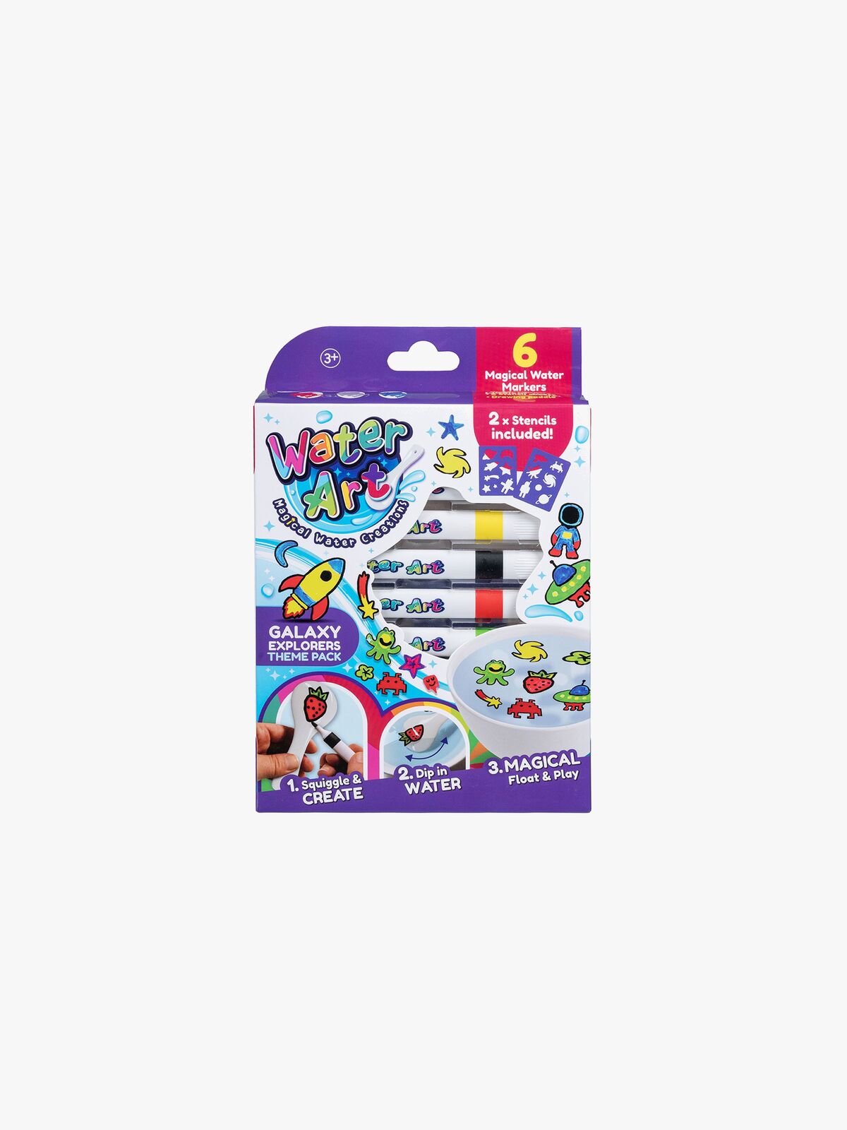 Water Art Wasserbasierte Filzstifte Galax 6 st