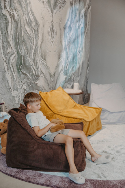 Yappy Kids Yappyhug Sitzsack, Chocolate Brown