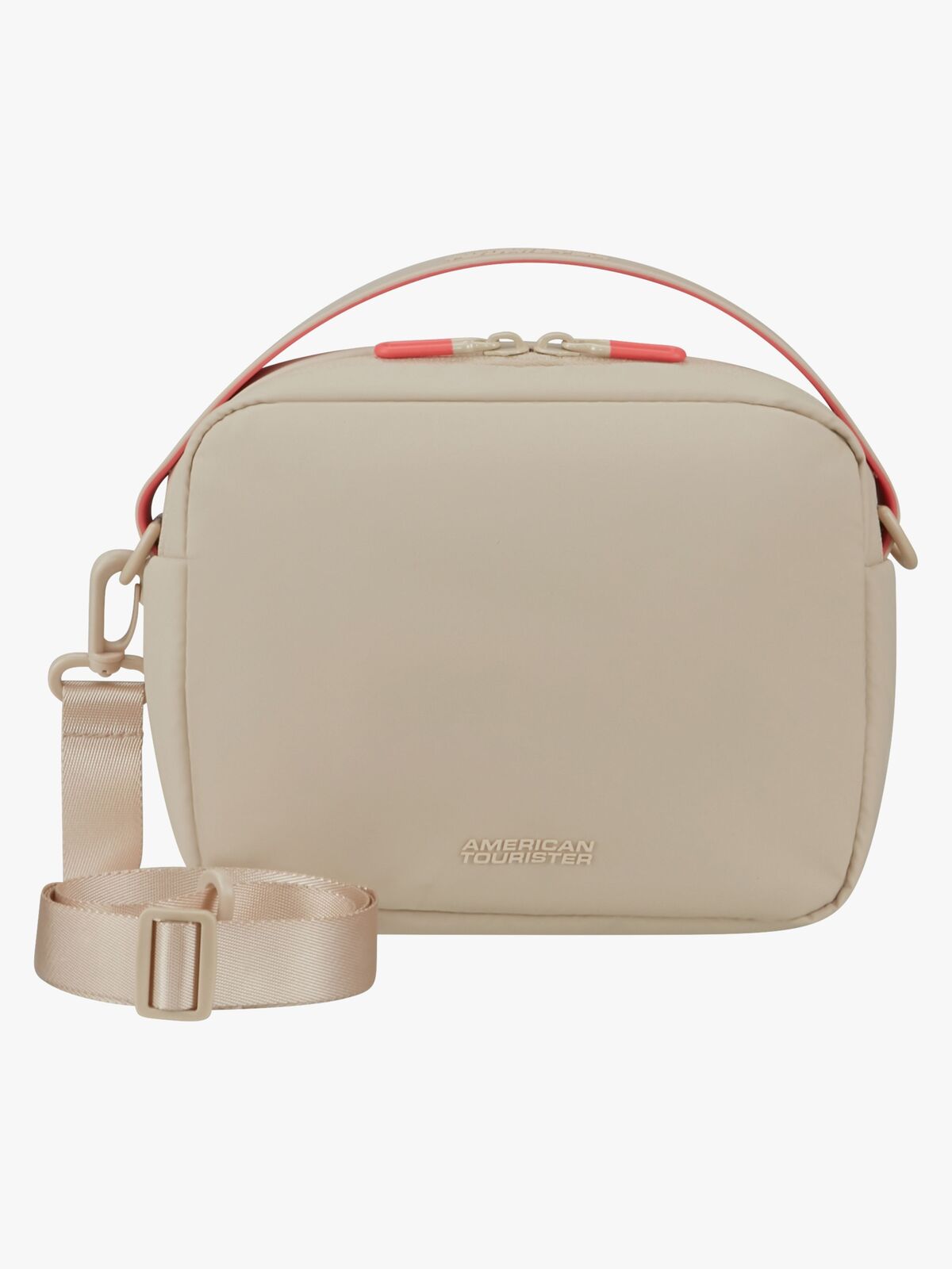 American Tourister Puffy POP Pouch Schultertasche 3,5L, Beige