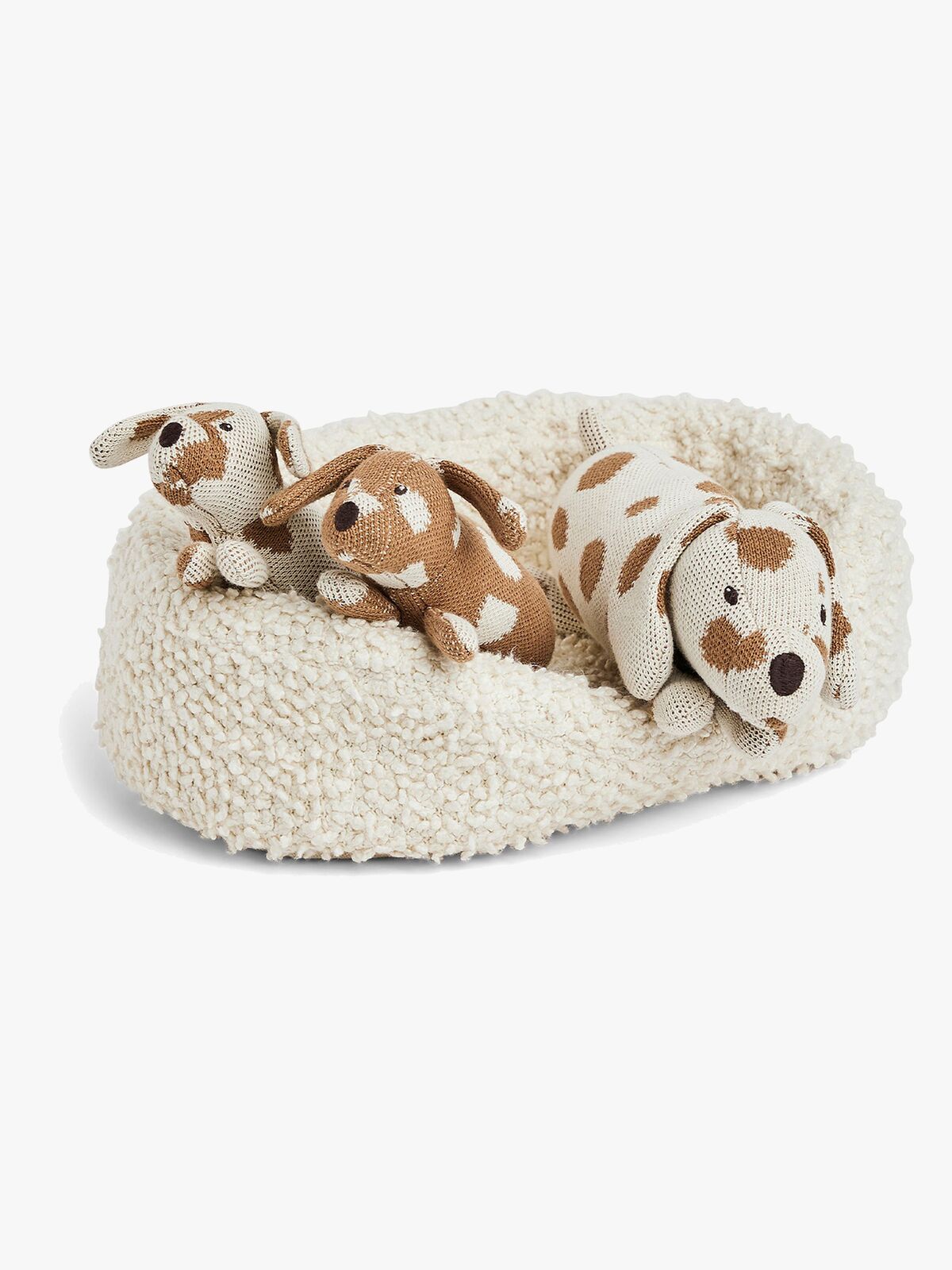 Smallstuff Hundekorb mit Hundemama und Welpen