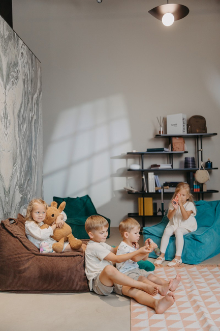 Yappy Kids Yappyhug Sitzsack, Chocolate Brown