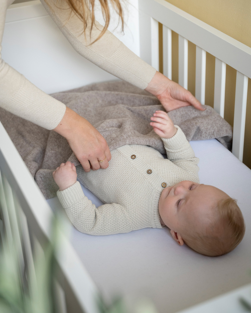 Baby's Only Cot Decke Merinowolle TOG 1, Brushed Sand