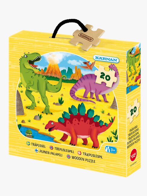 Kärnan Dinosaurier Holzpuzzle Im Holz 20 Teile