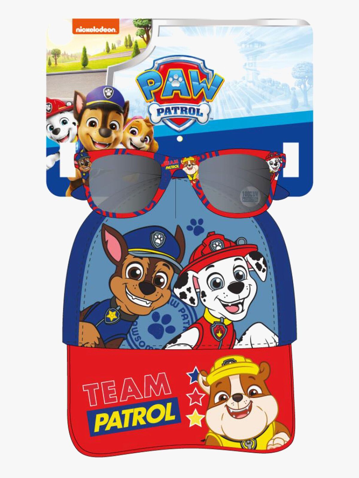Paw Patrol Kappe & Sonnenbrille, Rot