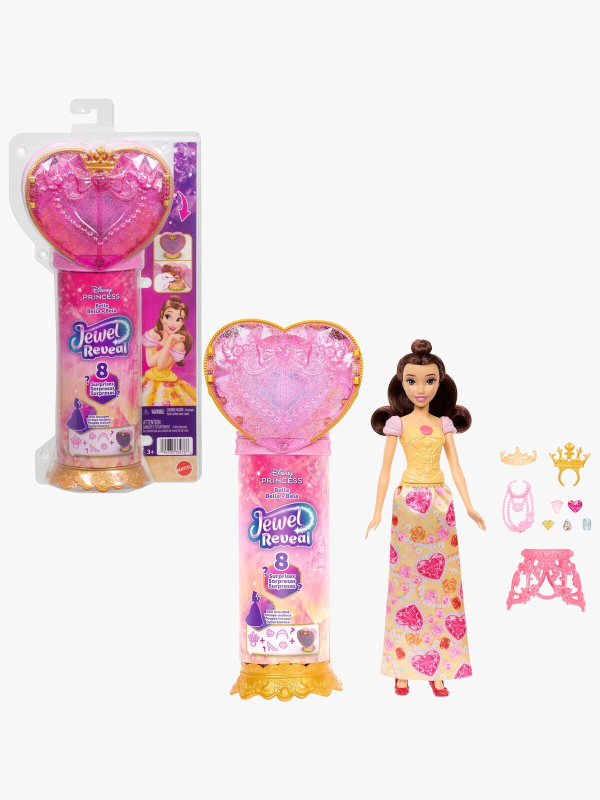 Disney Prinzessinnen Jewel Reveal Modepuppe Belle