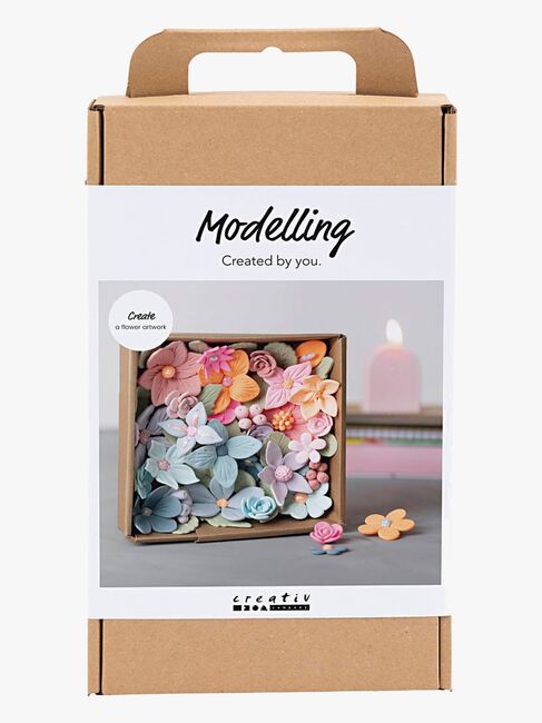 Creativ Company Kreativset DIY Modelliermasse Blumen