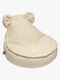 Meowbaby Bearly Sitzsack Teddy, Creme