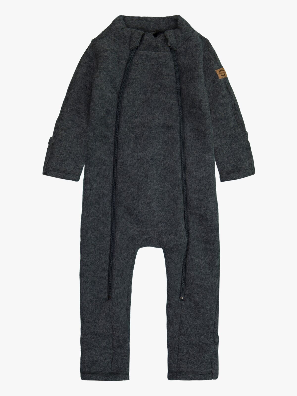 Mikk-Line Overall Merinowolle, Anthracite Melange