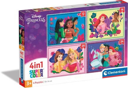Clementoni Disney Prinzessinnen Puzzles 4-in-1