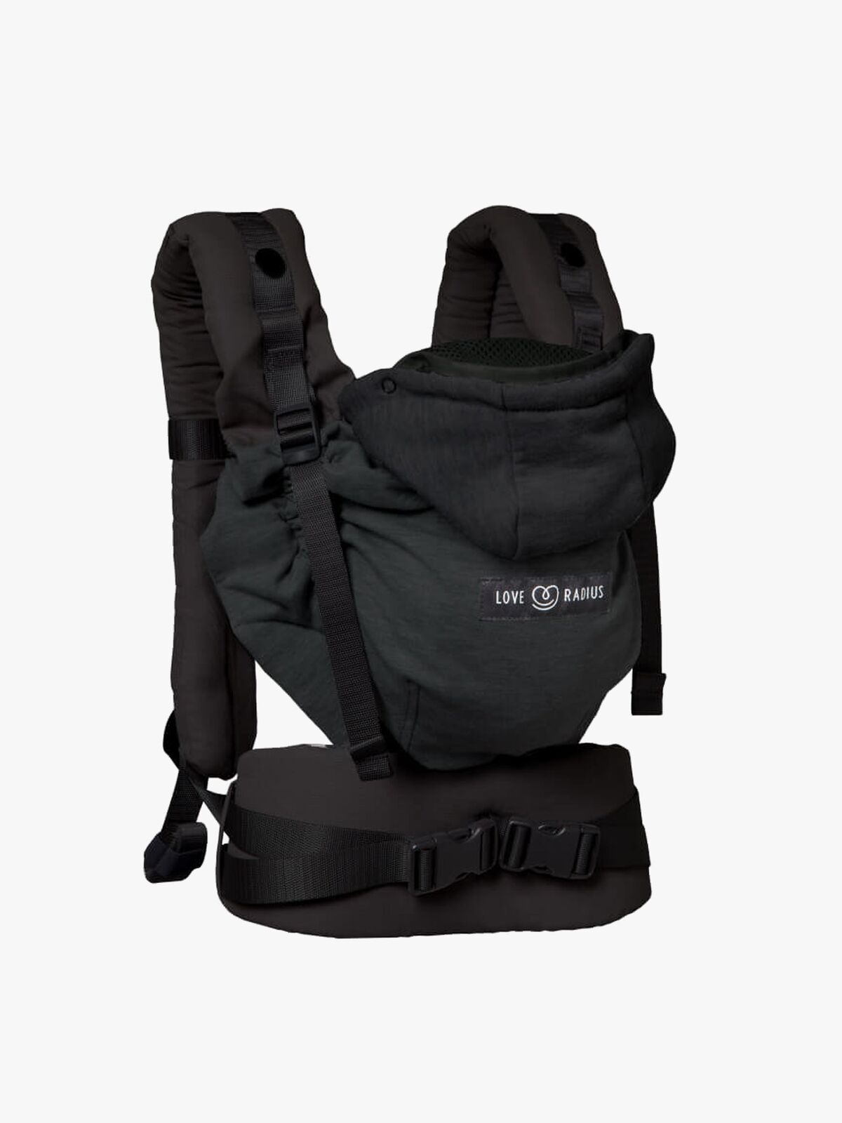 Love Radius HoodieCarrier 2 Babytrage, Black Forest