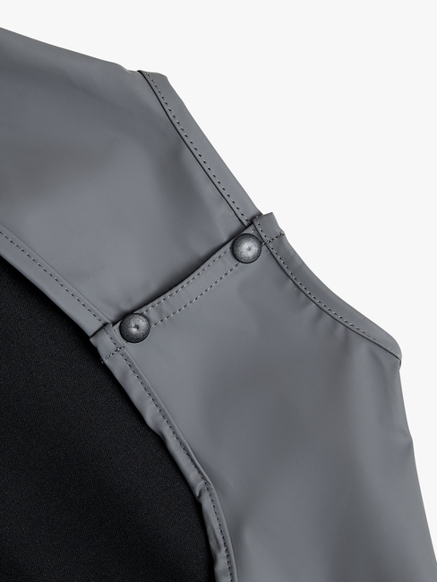 Beemoo CARE Bib Langärmliges Lätzchen, Dark Grey